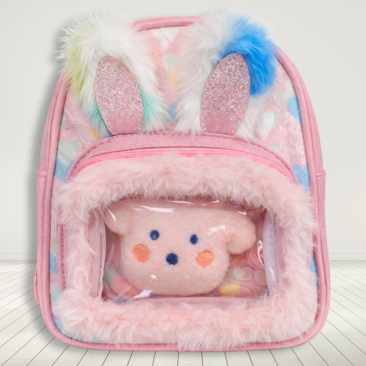 Kids Plush Bunny Backpack for Girls