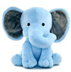 Cute Blue Elephant Plush Toy | Soft Stuffed Animal for Kids & Baby Gifts