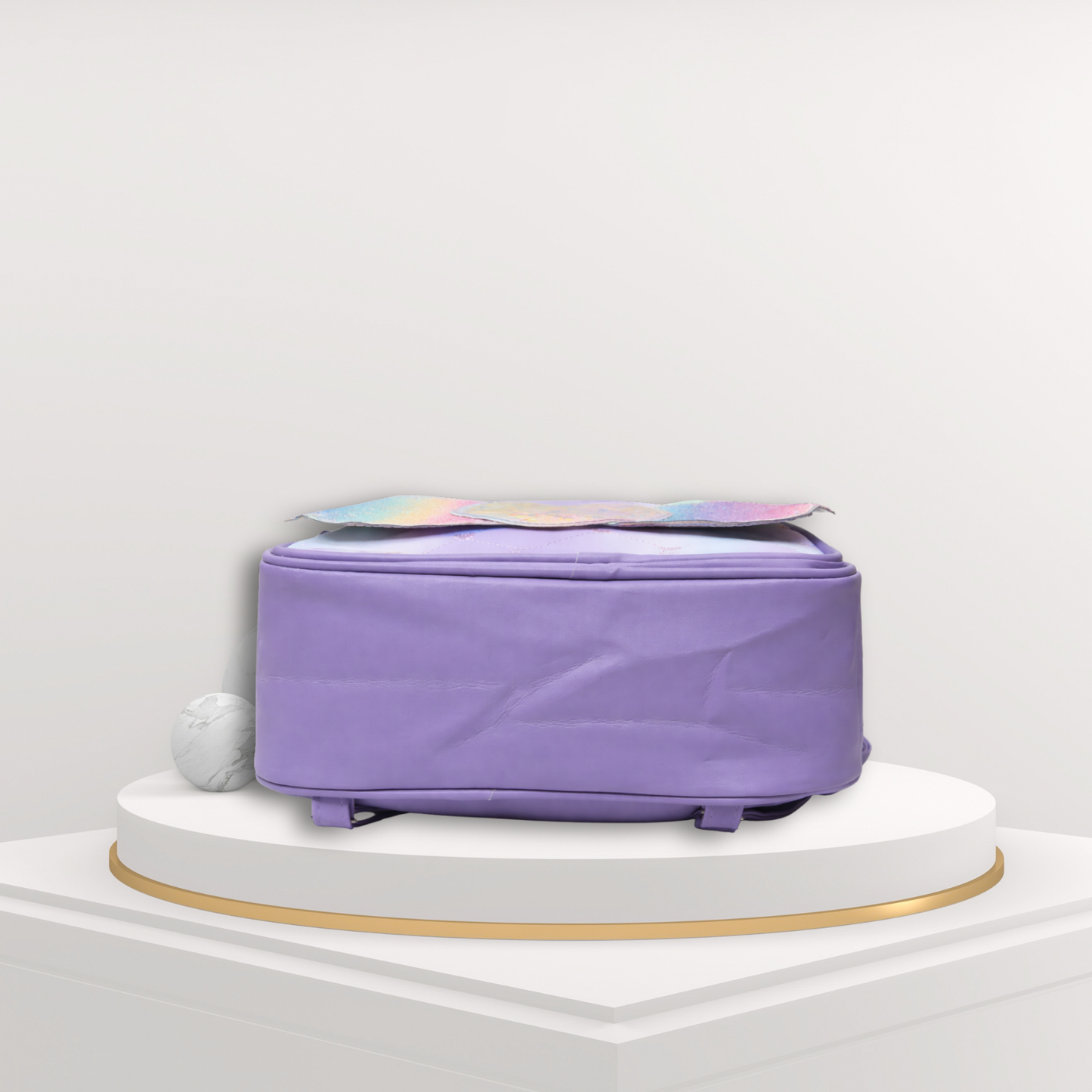 Girls School Backpack with Glitter Wings and Heart Design