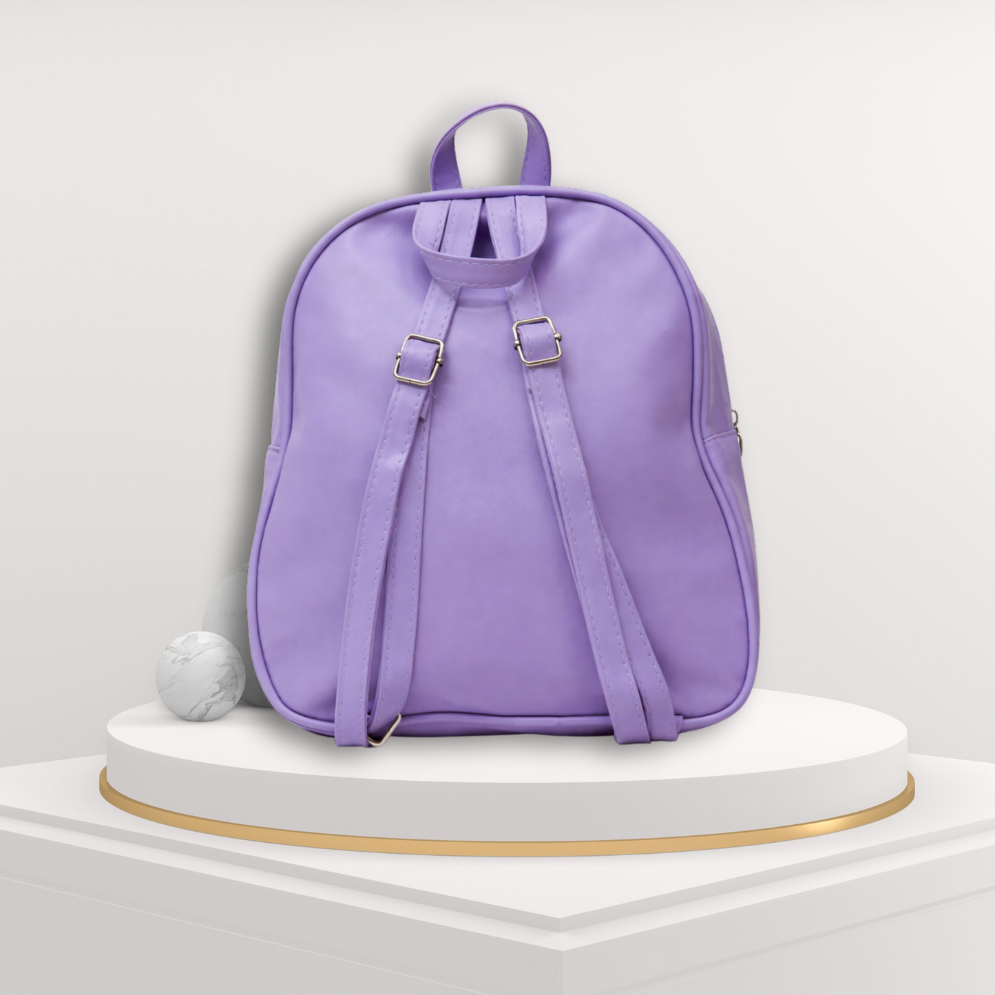Girls School Backpack with Glitter Wings and Heart Design