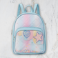 Cute Girls Mini Backpack with Sequin Heart & Star Design | Lightweight School Bag for Kids | Stylish Small Backpack for Girls