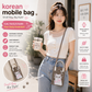 Crossbody Mobile Sling Bag for Women – Cute Utility Bag for Girls & Women, Stylish Phone Pouch with Strap & Silicone Handle, Keychain, Coin, Cosmetics Purse