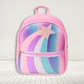 Girls Glitter Rainbow Backpack | Sparkle Star School Bag for Kids 2–12 Years | Lightweight Preschool & Travel Bag with Adjustable Straps