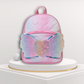 Girls School Backpack with Glitter Wings and Heart Design