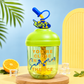 Sipper Cup with Twisted Straw & Spill-Resistant Lid 600 ml Plastic Sipper