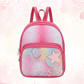 Cute Girls Mini Backpack with Sequin Heart & Star Design | Lightweight School Bag for Kids | Stylish Small Backpack for Girls