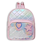 Cute Girls Mini Backpack with Sequin Heart & Star Design | Lightweight School Bag for Kids | Stylish Small Backpack for Girls