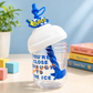 Sipper Cup with Twisted Straw & Spill-Resistant Lid 600 ml Plastic Sipper