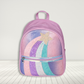 Girls Glitter Rainbow Backpack | Sparkle Star School Bag for Kids 2–12 Years | Lightweight Preschool & Travel Bag with Adjustable Straps