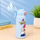 Korean-Inspired Aesthetic Water Bottle with Push-Button Flip Lid | Reusable Everyday Hydration Bottle for All Ages 500ml