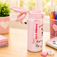 Vaidira Cute Panda Water Bottle | Leak-Proof | Flip Cap & Strap 600 ml Stainless Steel Sipper