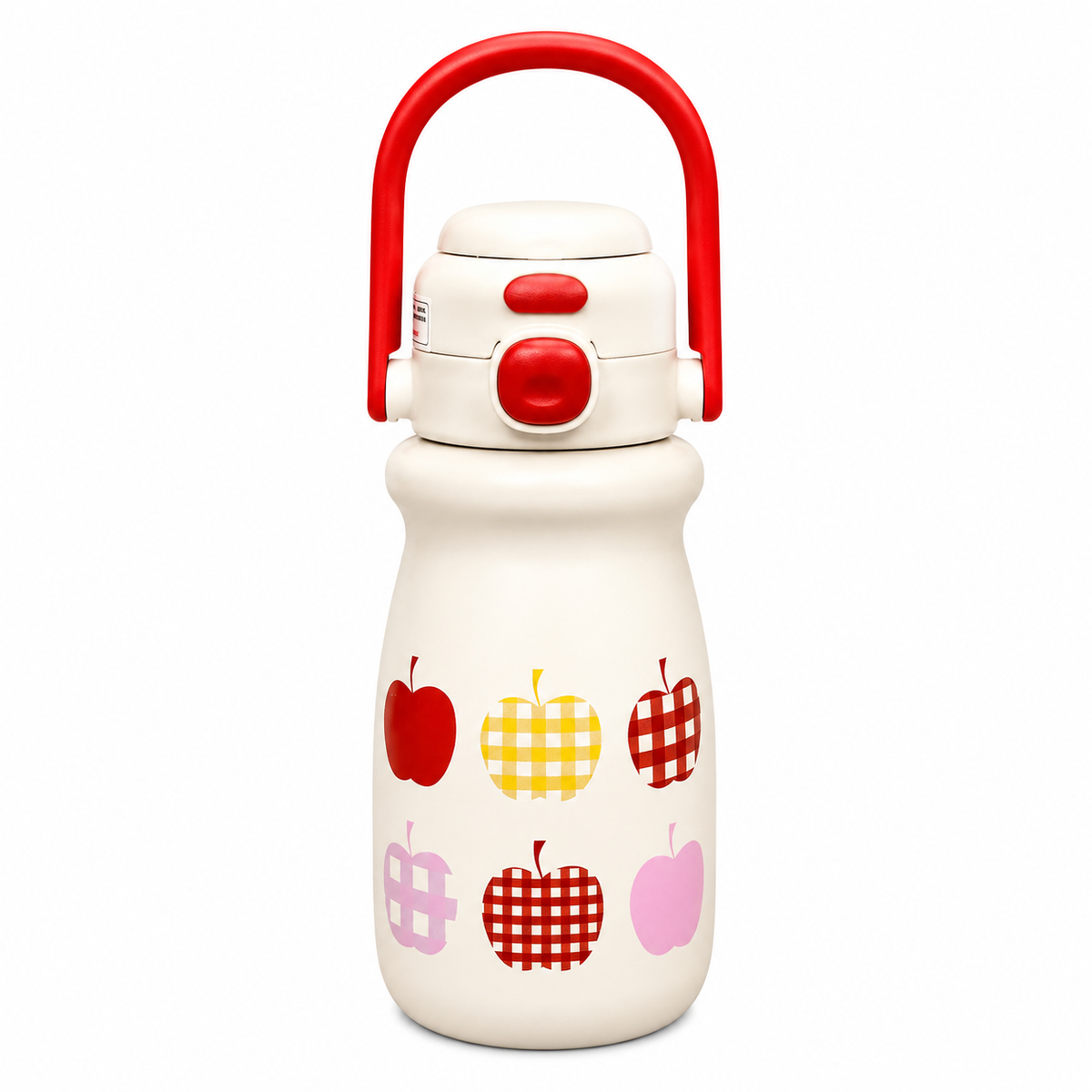 Portable Printed Water Bottle with Carry Handle & Secure Flip Lid – Stylish Everyday Hydration Bottle - 500ml