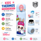 Korean-Inspired Aesthetic Water Bottle with Push-Button Flip Lid | Reusable Everyday Hydration Bottle for All Ages 500ml