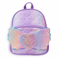 Girls School Backpack with Glitter Wings and Heart Design